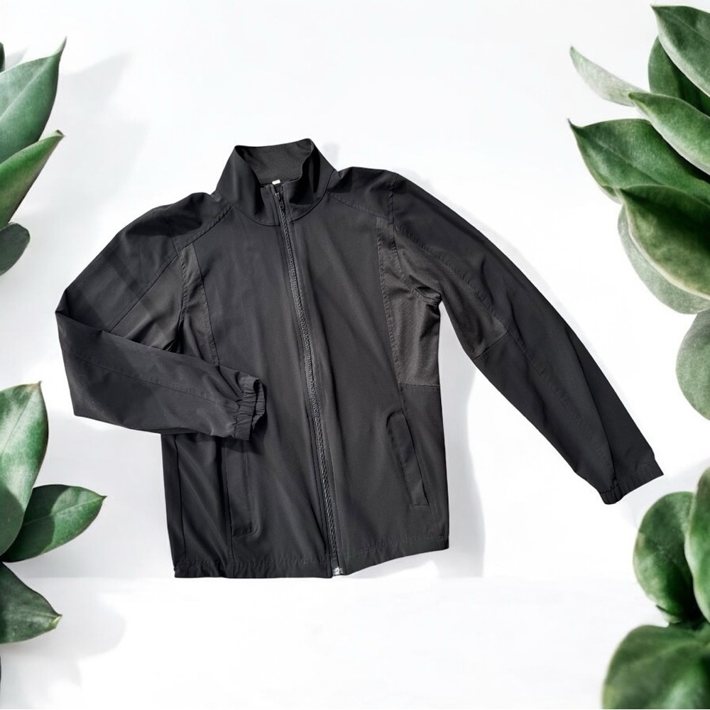 GAIAM Black Women's Zip Up Jacket / Windbreaker